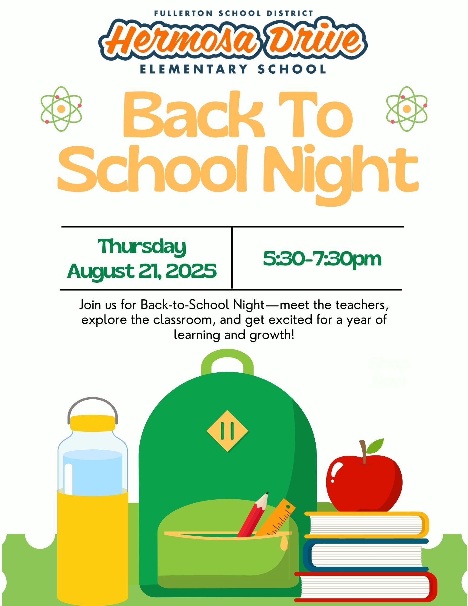  Back to School Night