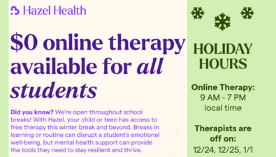 Free Online therapy during the break 