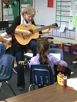 Guitar performance at Saturday Talent Academy